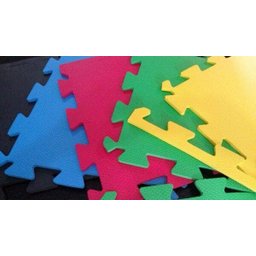 kit com 10 Tatame Infantil Colorido 50x50 10mm EVA - 2