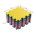 Ver imagem 2 de kit com 10 Tatame Infantil Colorido 50x50 10mm EVA