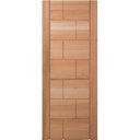Ver imagem 3 de Folha de Porta Maciça em Eucalipto Acabamento Natural 210x82cm PM94 Talismã Cruzeiro Portas