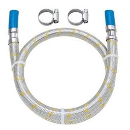 Ligação Flexível Inox P/Gás 1,2M C/Abraçadeira Blukit - 1