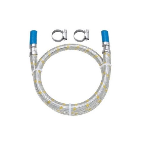 Ligação Flexível Inox P/Gás 1,2M C/Abraçadeira Blukit