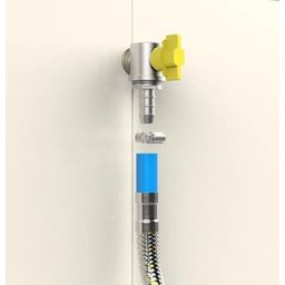 Ligação Flexível Inox P/Gás 1,2M C/Abraçadeira Blukit - 2