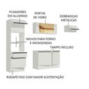 Ver imagem 5 de Armário de Cozinha Completa 240cm Branco Diamante Madesa 02