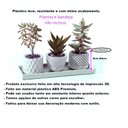 Ver imagem 2 de Kit Vasos Decorativos Geométricos Cachepô para Suculentas Cactos Mini e Plantas Pequenas Diversas.