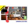 Luminária Led de Mesa Pelicano 4w 5000k Vermelho Bivolt - 4