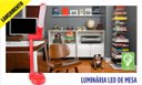Ver imagem 4 de Abajur LED de Mesa Pelicano Vermelho Moderno