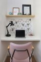 Ver imagem 2 de Bancada Suspensa 100% MDF 120x40x3cm Branco Fosco