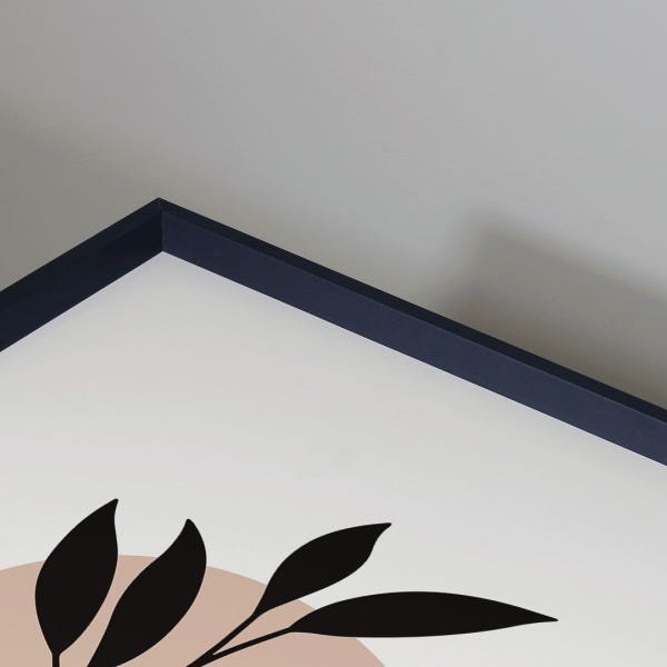 Conjunto 3 Quadros com Moldura Minimalista Preto - Gigante | MadeiraMadeira