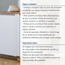 Ver mais imagens de Balcão Canto Direita Esquerda 1 Porta com Rodapé 92 x 52cm 100% MDF Rainha Branco/Nature