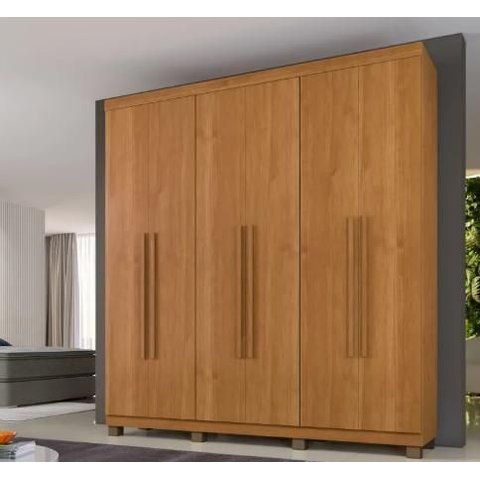 Guarda Roupa Milão 6 Portas Benetil Móveis - Cinamomo