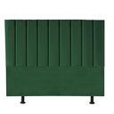 Ver imagem 2 de Cabeceira Estofada Carla 140cm Casal para Cama Colchão Box Quarto Suede Verde - Aurora Line