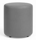 Ver imagem 2 de Puff Banqueta Redondo Decorativo Pufe Luxuoso Decoração Cinza