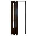 Ver imagem 3 de Porta Sanfonada de PVC Translucido 210cm x 60cm Plastporta Bcf Marrom/Imbuia com