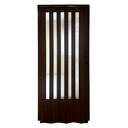 Ver imagem 4 de Porta Sanfonada de PVC Translucido 210cm x 60cm Plastporta Bcf Marrom/Imbuia com