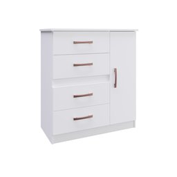 Cômoda 4 Gavetas 1 Porta Caribe 508 Móveis Doripel - 4