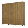 Guarda-Roupa Casal 14 Portas 6 Gavetas Roma Móveis Bechara - 3
