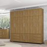 Guarda-Roupa Casal 14 Portas 6 Gavetas Roma Móveis Bechara - 1