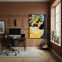 Ver imagem 2 de Quadro Decorativo Oxum Divindade da Prosperidade - 70x50cm:moldura Branca