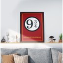 Ver imagem 1 de Quadro Decorativo Moldura Preta 30x40cm Harry Potter