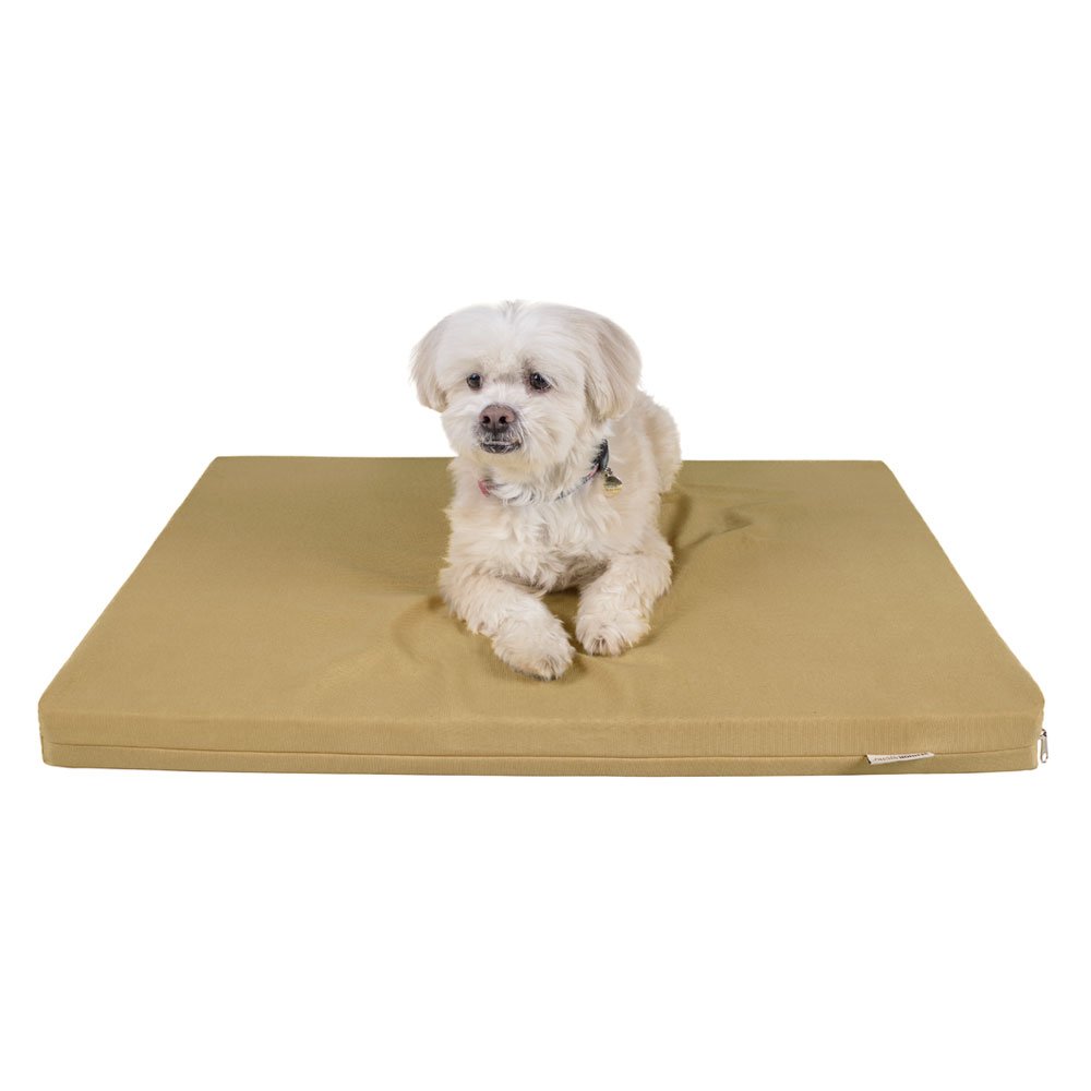 Colchonete para Cachorro Impermeável Caminha Pet com Zíper 80x60 Fendi