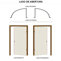 Kit Porta de Madeira Maciça 10 Bicos Torneada Rodam Mista - 2.10 (a) X 0.82 (l) - Lado Esquerdo - 2