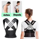 Ver imagem 2 de Colete Corretor Postural Ortopédico Coluna Cervical Alinha Postura Tamanho:m