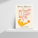 Ver imagem 2 de Quadro Decorativo Abstrato Henri matisse 24x18cm - com Vidro:madeira Preta