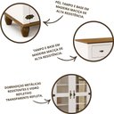 Ver imagem 4 de Cristaleira 2 Portas Madeira Maciça com Vidro Branco Repleta