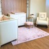 Tapete Quarto Infantil Menina Flores - 1,50 x 1,95 - 1