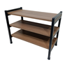 Sapateira Estante Organizadora Estilo Industrial 60cm Nogal - 1