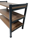 Ver imagem 6 de Sapateira Estante Organizadora Estilo Industrial 60cm Nogal