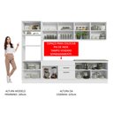 Ver imagem 6 de Armário de Cozinha Completa 310cm Branco Agata Madesa 02