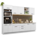 Ver imagem 3 de Armário de Cozinha Completa 310cm Branco Agata Madesa 02