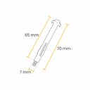 Ver imagem 4 de Chumbador Drywall 7 X 65 Mm Zincado Branco