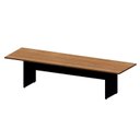 Ver imagem 2 de Mesa de Reunião 300x90cm em MDF Corporate Freijó e Preto