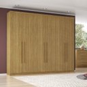 Ver imagem 1 de Guarda-Roupa Casal 6 Portas 4 Gavetas Evolution Móveis Bechara