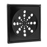 Kit 2 Ralos Grelha Black Preto 15x15 Quadrado Com Caixilho Fecho Sistema Abre e Fecha Para Banheiro - 3