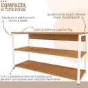 Ver imagem 3 de Sapateira Industrial 3 Prateleiras Canela/branco