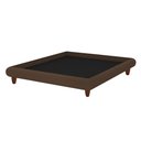 Ver imagem 6 de Cama King Japonesa 210cm Pés Madeira Haru Veludo Marrom - Sallar Home