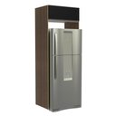 Ver imagem 6 de Porta Geladeira 1 Porta Basculante Rustic/Preto Glamy Madesa