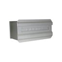 Ver imagem 1 de Caixa de Correio Cartas para Muro Curta em Aço 14x16 - Cinza