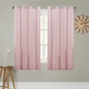 Ver imagem 3 de Cortina Encanto Quarto Corta Luz 1,70m X 2,80m Tecido Jacquard Rosé Casa Dona