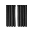 Ver imagem 3 de Cortina Encanto Quarto Corta Luz 1,70m X 2,80m Tecido Jacquard Preto Casa Dona