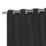Cortina Encanto Quarto Corta Luz 1,70m X 2,80m Tecido Jacquard Preto Casa Dona - 4