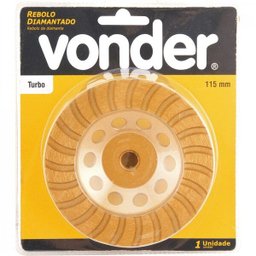Rebolo diamantado 115 mm turbo Vonder - 2