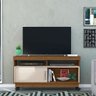 Rack Bancada Abel 1 Porta de Correr para Tv de 50" Polegadas Naturale/off White - 5