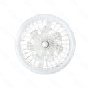 Ver imagem 1 de Pendente com Ventilador Ø50cm LED 36W Bivolt Dimerizável 2700K a 6500K  Controle Remoto