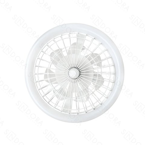 Pendente com Ventilador Ø50cm LED 36W Bivolt Dimerizável 2700K a 6500K Controle Remoto