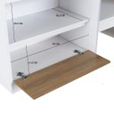 Ver imagem 3 de Cama Alta de Solteiro Multifuncional sem Colchão Ci6080 Linha Ilha Bela Art In Móveis