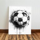 Ver imagem 4 de Kit 3 Quadro Decorativo Futebol Jogador Menino Bola Quarto Qualidade Premium Luxo 40x28cm